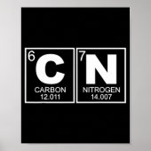 67 Meme Funny Science Teacher Periodic Table Retro Poster (Voorkant)