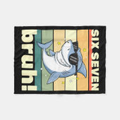 67 Meme Funny Six Seven Bruh 6-7 Meme Kids Boys Gi Fleece Deken (Voorkant (Horizontaal))