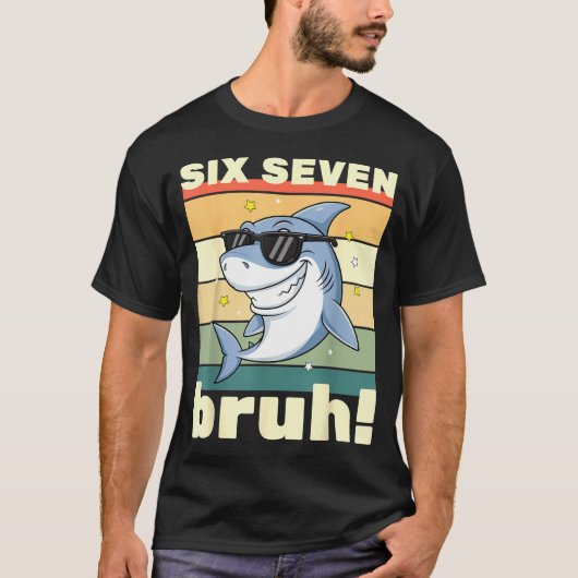 67 Meme Funny Six Seven Bruh 6-7 Meme Kids Boys Gi T-shirt (Voorkant)