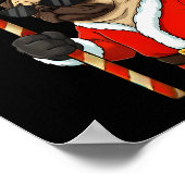 67 Meme Funny Six Seven Christmas Pug Dog Lover  Poster (Hoek)