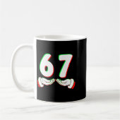 67 Meme Funny Six Seven Christmas Shirt Men Women Koffiemok (Links)