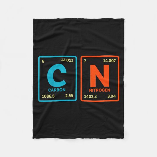 67 Meme Funny Teacher Science Periodic Table Retro Fleece Deken (Voorkant)