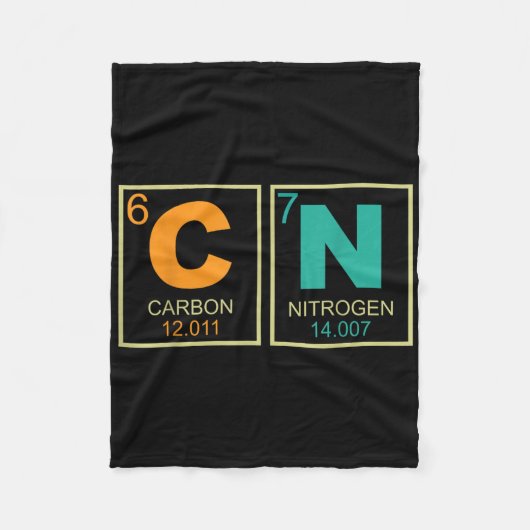 67 Meme Funny Teacher Science Periodic Table Retro Fleece Deken (Voorkant)