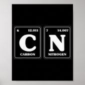 67 Meme Funny Teacher Science Periodic Table Retro Poster (Voorkant)