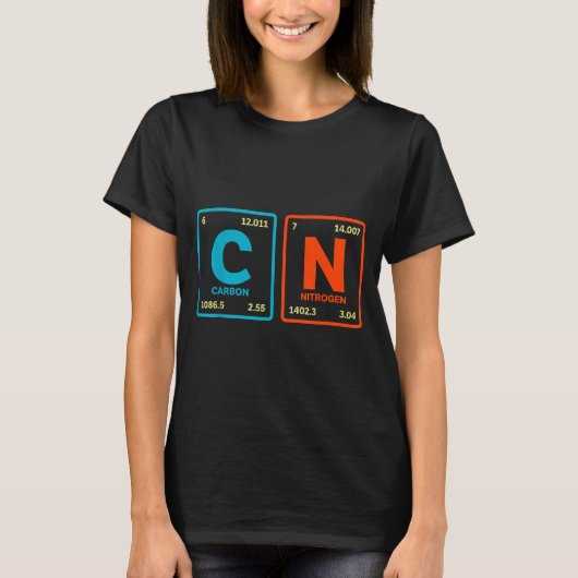 67 Meme Funny Teacher Science Periodic Table Retro T-shirt (Voorkant)