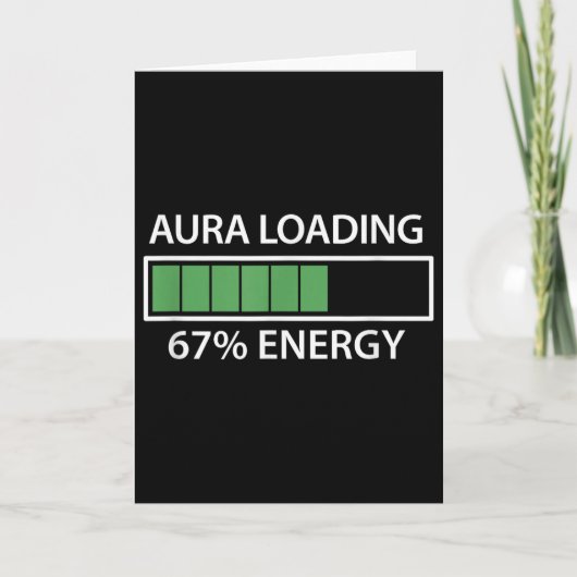 67 Meme Gen Alpha Aura Laden  Kaart (Voorkant)