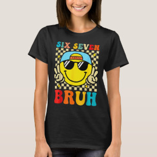 67 Meme Gen Alpha Sla 6 7 Zes Zeven Bruh Grappig B T-shirt