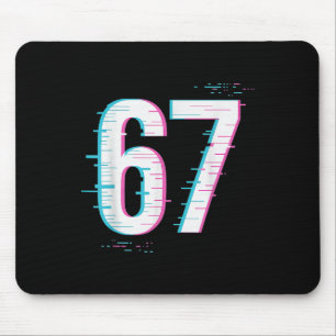 67 Meme Glitch-core 67 Digitaal Signaal Nog Laden Muismat