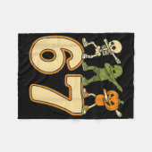 67 Meme Grappige Halloween-nummers Zes Zeven Manne Fleece Deken (Voorkant (Horizontaal))