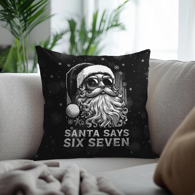 67 Meme Grappige Kerstman Zegt Zes Zeven Kerstmis Kussen (Creator heeft geüpload)