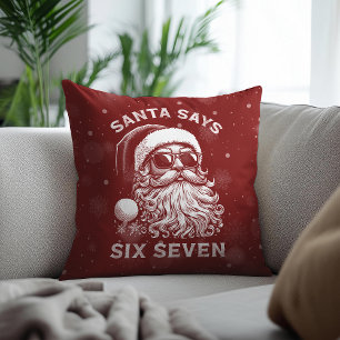 67 Meme Grappige Kerstman Zegt Zes Zeven Kerstmis Kussen