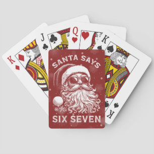 67 Meme Grappige Kerstman Zegt Zes Zeven Kerstmis Pokerkaarten