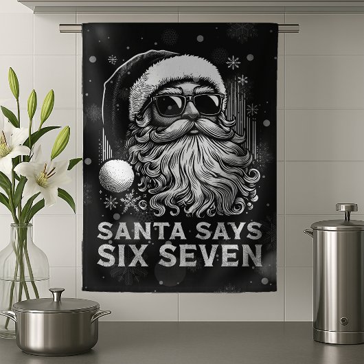 67 Meme Grappige Kerstman Zegt Zes Zeven Kerstmis Theedoek