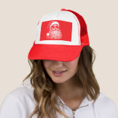 67 Meme Grappige Kerstman Zegt Zes Zeven Kerstmis Trucker Pet (In situ)