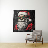 67 Meme Grappige Kerstman Zegt Zes Zeven Kerstmis Wandkleed (In situ)