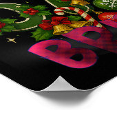 67 Meme Grappige Kerstmis Rode Geruite Xmas Pyjama Poster (Hoek)