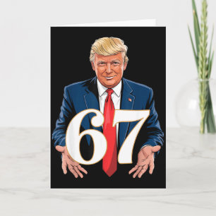 67 Meme Grappige Trump 67 Handen Meme Slaang 6 7 H Kaart