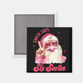 67 Meme Grappige Zes Zeven Kerstmis 6-7 Meme Kerst Magneet (Voorkant / Achterkant)