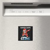 67 Meme Grappige Zes Zeven Kerstmis 6-7 Meme Kerst Magneet (Insitu (Vaatwasser))