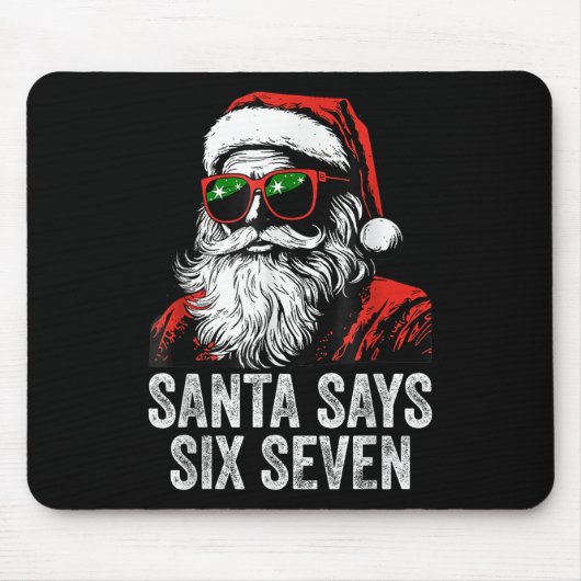 67 Meme Grappige Zes Zeven Kerstmis 6-7 Meme Kerst Muismat (Voorkant)