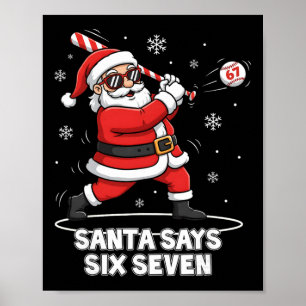 67 Meme Grappige Zes Zeven Kerstmis 6-7 Meme Kerst Poster