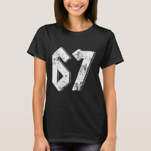 67 Meme Grappige Zes Zeven Meme 6 7 T-shirt