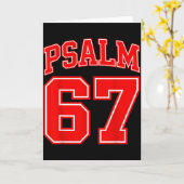 67 Meme Grappige Zes Zeven Psalm 67 6-7 Meme Kaart (Gele Bloem)