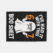 67 Meme Halloween Costume 6 7 Funny Boo Sheet Six  Fleece Deken (Voorkant (Horizontaal))