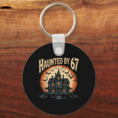 67 Meme Halloween Costume Haunted _1  Sleutelhanger (Voorkant)