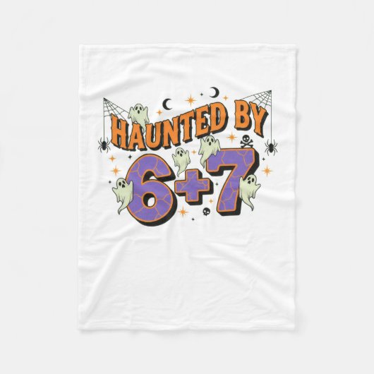 67 Meme Halloween Costume Haunted Fleece Deken (Voorkant)