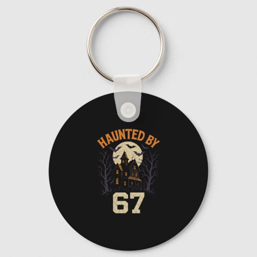 67 Meme Halloween Costume Haunted  Sleutelhanger (Voorkant)