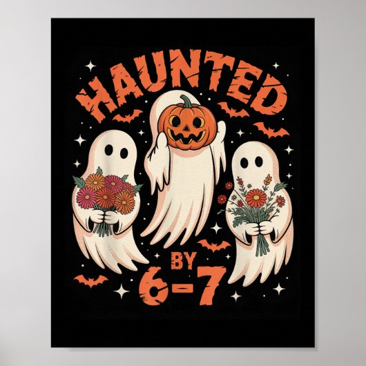 67 Meme Halloween Geest Poster (Voorkant)