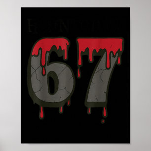 67 Meme Halloween Geheime Soky - Six Seven Gen Alp Poster