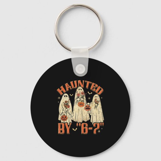 67 Meme Halloween Haunted  Sleutelhanger (Voorkant)