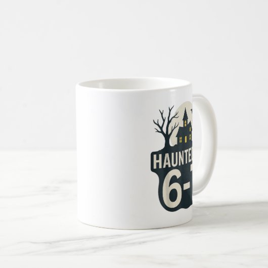 67 Meme Halloween House Spooky - Six Seven Gen Alp Koffiemok (Voorkant rechts)