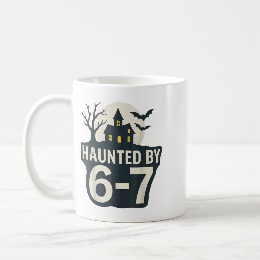 67 Meme Halloween House Spooky - Six Seven Gen Alp Koffiemok (Links)