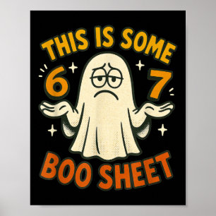 67 Meme Halloween Kostuum 6 7 Grappige Boo Vel Zes Poster