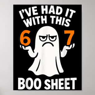 67 Meme Halloween Kostuum 6 7 Grappige Boo Vel Zes Poster
