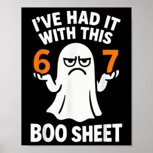 67 Meme Halloween Kostuum 6 7 Grappige Boo Vel Zes Poster