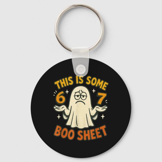 67 Meme Halloween Kostuum 6 7 Grappige Boo Vel Zes Sleutelhanger (Voorkant)