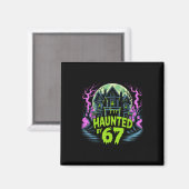 67 Meme Halloween Kostuum Geesten _4  Magneet (Voorkant / Achterkant)