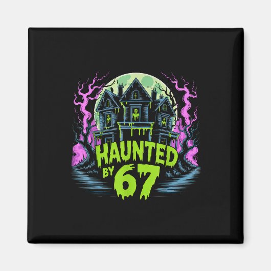 67 Meme Halloween Kostuum Geesten _4  Magneet (Voorkant)