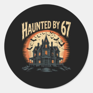 67 Meme Halloween Kostuum Geheugen _1  Ronde Sticker