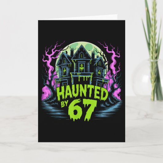 67 Meme Halloween Kostuum Heeft _4  Kaart (Voorkant)