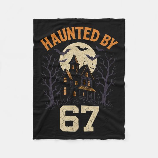 67 Meme Halloween Kostuum Heeft Last Van 6-7 Brain Fleece Deken (Voorkant)