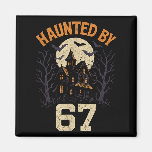 67 Meme Halloween Kostuum Heeft Last Van 6-7 Brain Magneet (Voorkant)