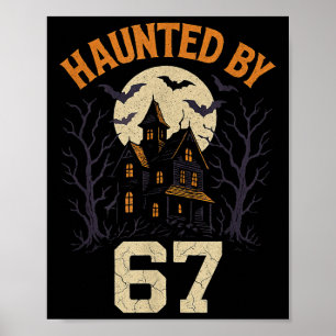 67 Meme Halloween Kostuum Heeft Last van 6-7 Brain Poster