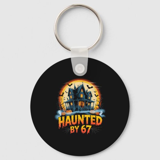 67 Meme Halloween Kostuum Heeft Last Van 6-7 Brain Sleutelhanger (Voorkant)