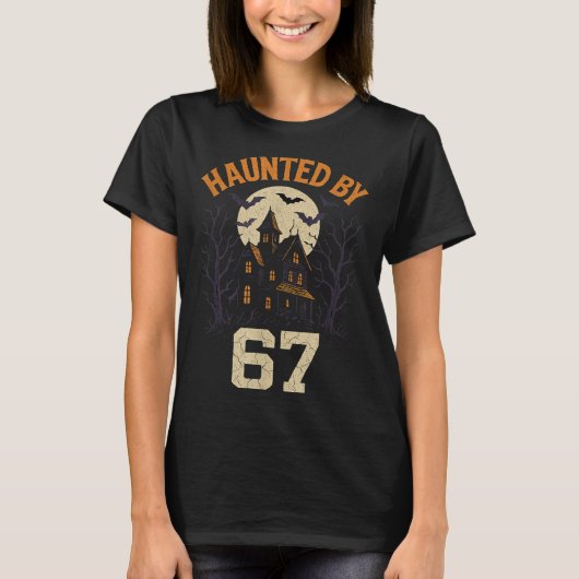 67 Meme Halloween Kostuum Heeft Last van 6-7 Brain T-shirt (Voorkant)