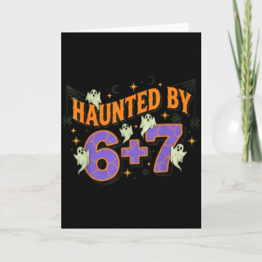 67 Meme Halloween Kostuum Heeft Last Van 6-7  Kaart (Voorkant)